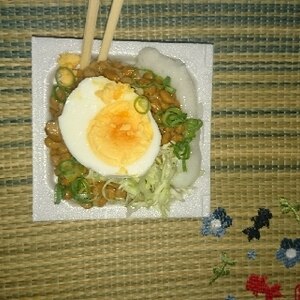納豆と長芋のネバネバ丼